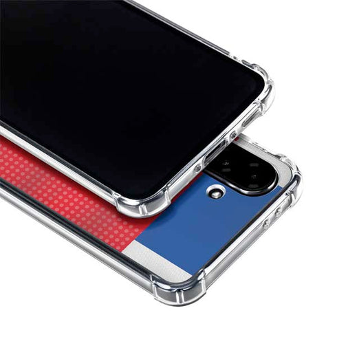 Iceland Soccer Flag Galaxy A36 5G Clear Case